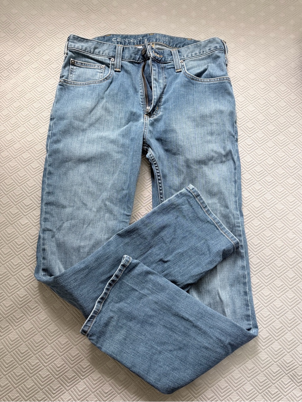 Carhartt Light Blue Relaxed Fit Jeans